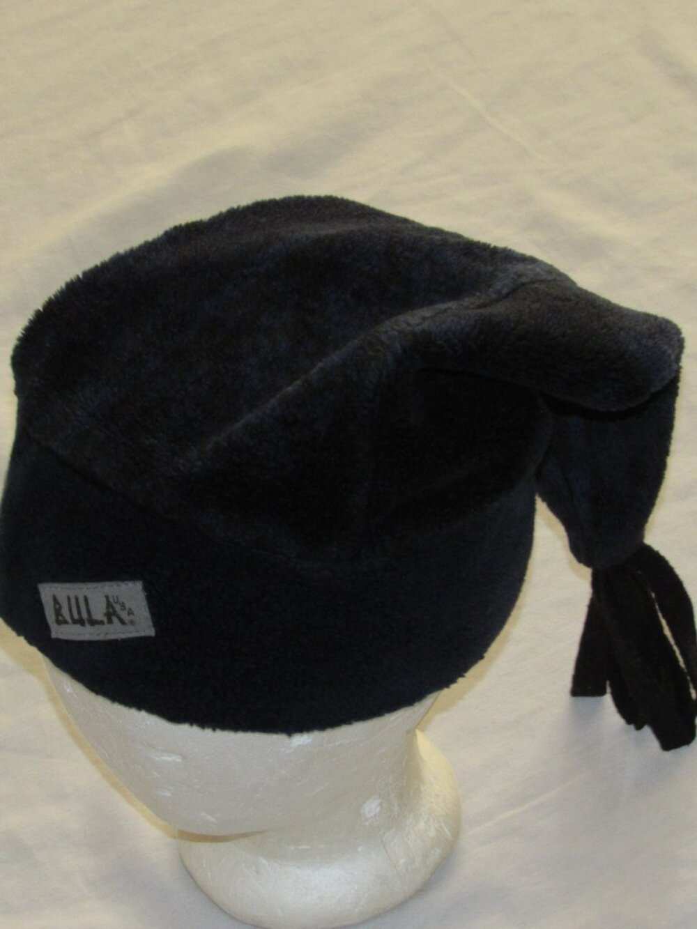 Vintage Bula Long Jester Hat Blue Black Fleece Winter Snowboard Ski 90s Cap USA
